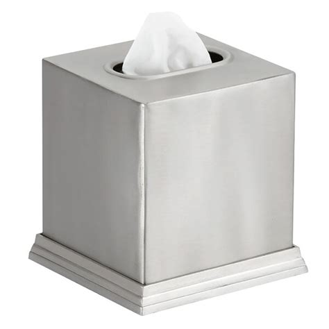 stainless steel square tissue box holder|handmade square tissue box cover.